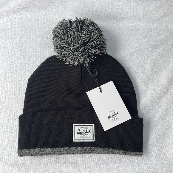 Herschel Supply Company Accessories - Herschel Elmer Beanie with pom (black)
